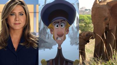 'The Morning Show', 'Klaus' and "The Elephant Queen' will all be available to stream this month. Courtesy Apple TV+, Netflix