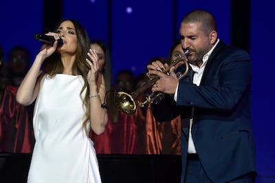 Hiba Tawaji and Ibrahim Maalouf unite at Dubai Opera for a one-night concert blending chanson, jazz and contemporary works. EPA
