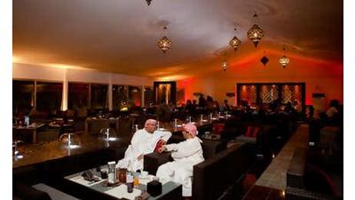 The iftar tent at the Fairmont Hotel in Abu Dhabi takes an understated approach to its decor, but not to its menu.