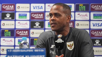 Patrick Kluivert's first game as Indonesia coach saw his team lose 5-1 to Australia. AP