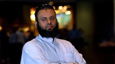 Riath Hamed, founder of Balqees Honey, pose during the interview in Dubai Mall. Satish Kumar / The National
