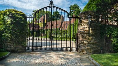 Former owners include financier and art patron Joseph Hirshhorn, who displayed his renowned art collection and sculpture garden here. Courtesy Sotheby's International Realty