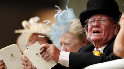 Racegoers during Day 2 of the Royal Ascot meet. AFP