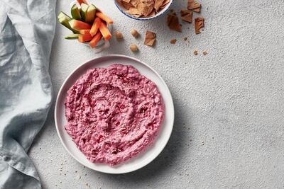 The menu features healthy, home-made family favourites - like beetroot hummus. Supplied