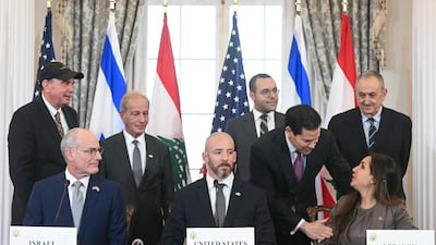 The US, Lebanon and Israel agreed a plan aimed to end the war involving Hezbollah after talks in Washington last month. AFP
