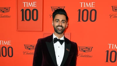 Hasan Minhaj arrives on the red carpet for the Time 100 Gala at the Lincoln Center in New York on April 23, 2019. AFP