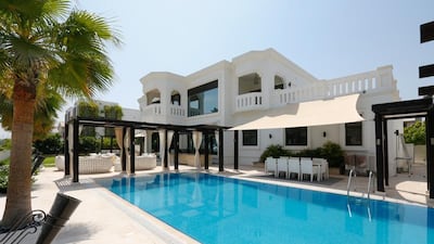 6: Dh60 million. Arabic Style Signature Villa, Frond P. 5 bedrooms, 7 bathrooms (5 ensuite), 13,000 sq ft plot.