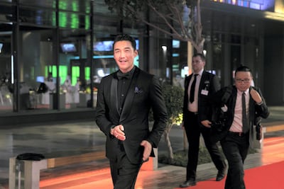 Chinese actor Hu Bing at China Film Week. Photo / Reem Mohammed / The National