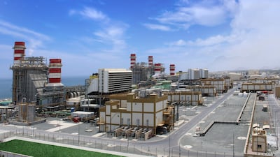 Fujairah F3 is among the largest gas-fired power plants in the region. Photo: Taqa and Ewec