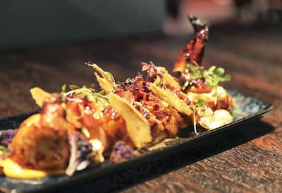Brass Monkey's signature chicken. Photo: Pawan Singh / The National