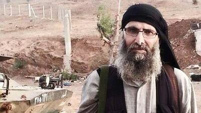 Mohammad “Abu Ali” Al Baridi, more commonly called Al Khal, or “the uncle” is pictured in this undated photo. He was held to be central to efforts by ISIL to seize control of Syria’s south.