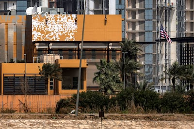 The US embassy in Baghdad has been a target of militias aligned with the Iranian regime. AFP