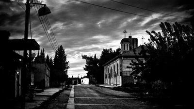 One of the Christian churches in the town of Al Malikiyah. The majority of the Christian community in the area is Syriac Orthodox with smaller numbers of Catholics, Armenians and Protestants.
