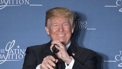 US President Donald Trump. Ron Sachs/ Bloomberg