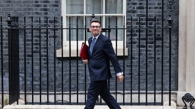 Andy Burnham, UK Prime Minister, departs No 10 Downing Street to attend his first Prime Minister's Questions. Bloomberg