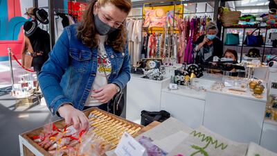 The pop-up is located on the third floor of the mall. Victor Besa / The National