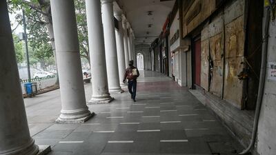 Once bustling streets are now deserted.