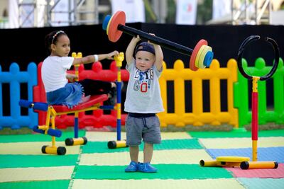 Family-friendly activities will take place at the fitness villages. Supplied