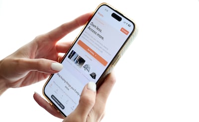 Neighbr enables people across the UAE to rent household items. Chris Whiteoak / The National