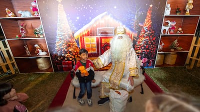 Children met Ukrainian Santa, or Sviatyi Mykolai, decorated festive treats, enjoyed Ukrainian Christmas songs, participated in craft workshops and took in all the festive fun