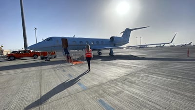 Priced at Dh66,000 and served as you cruise thousands of feet in the air on your own private jet over the UAE. Antonie Robertson/The National