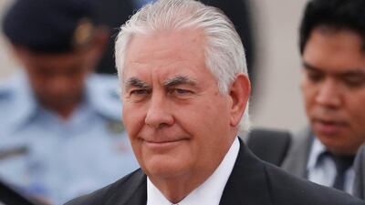 US secretary of state Rex Tillerson asked Iraqi Kurds to postpone their independence referendum during a phone call with Kurdistan Regional Government president Masoud Barzani on August 10, 2017. Vincent Thian / AP Photo