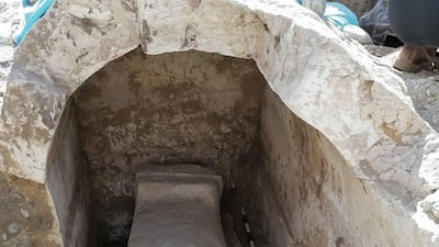 Contents from the 2,500-year-old tombs were discovered.