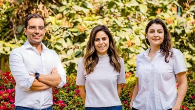 Nuwa Capital's co-founders, from left, Khaled Talhouni, Sarah Abu Risheh and Stephanie Prince. Courtesy Nuwa Capital