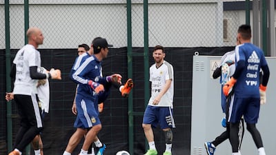 Lionel Messi will look to go one better by guiding Argentina to World Cup glory in what is likely his final global tournament with his national team. Alejandro Garcia / EPA