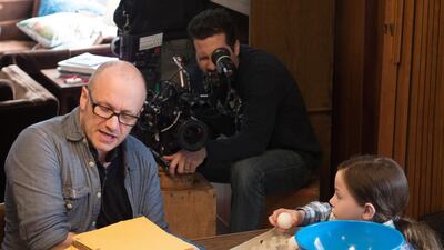 Lenny Abrahamson on the set of Room. George Kraychyk / The National