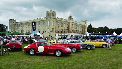 The cars of this year’s Salon Privé event at Syon Park, London. Newspress Ltd