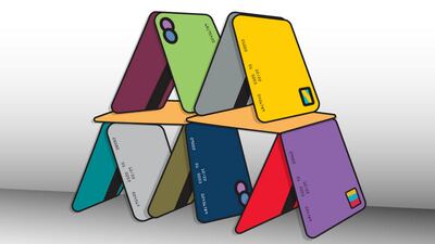 Altogether, he has nine cards on a monthly salary of Dh12,000 for his job as a network engineer, with all the money going towards the cards.