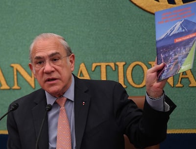 Jose Angel Gurria, secretary-general of the Organisation for Economic Co-operation and Development will speak at the World Government Summit on Monday. AFP