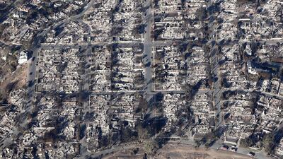 The Palisades Fire has destroyed thousands of homes in California. AFP
