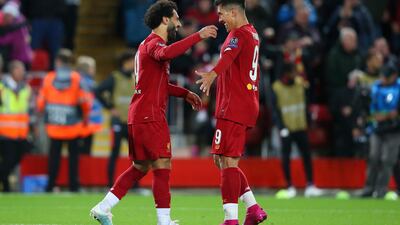 17) Salah gets his second of the game and Liverpool's fourth. Getty