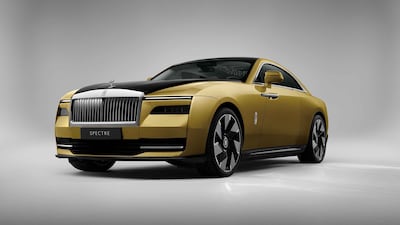 Spectre, the first fully electric Rolls-Royce. PA
