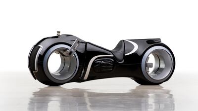 The Tron Lightcycle was built in 2011 for the Andrews Collection. Courtesy: RM Sotheby's