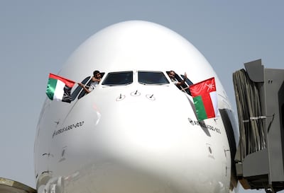 Emirates will now fly the A380 from Dubai to Muscat, Oman. Courtesy Emirates