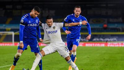 Mason Holgate, 5 - Should’ve cleared the ball away when given the opportunity to do so in the lead-up to Raphinha’s goal and proceeded to look far too lethargic after that. AP