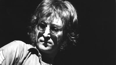 Former Beatle John Lennon performs during a charity concert to benefit mentally disabled children at New York`s Madison Square Garden on August 31, 1972. AP