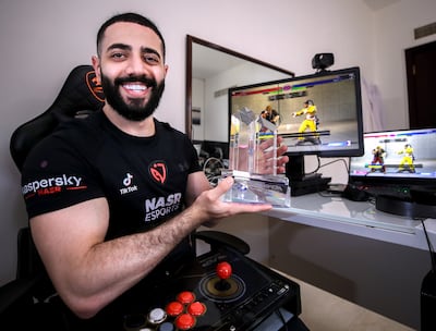 Amjad 'AngryBird' Al Shalabi won the Evo last year. Victor Besa / The National