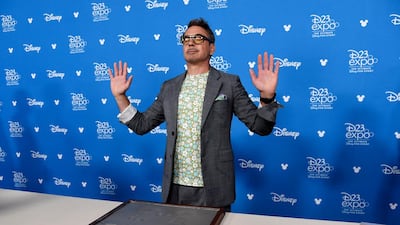 Robert Downey Jr at the D23 Expo 2019 at Anaheim Convention Centre on August 23, 2019 in California. AP