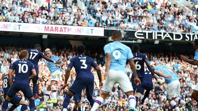 LOW: On the second weekend of the campaign in August, VAR hit the headlines when Manchester City were denied a stoppage-time winner against Tottenham due to the ball glancing off Aymeric Laporte's hand in the build-up to Gabriel Jesus finding the net. Getty