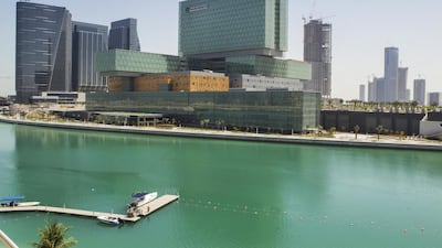 Work on the 214,000 square metre mega-mall next to the newly renamed Abu Dhabi Global Market Square at Al Maryah island would start in August. Mona Al Marzooqi / The National