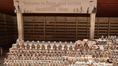 Inside a closed souvenir shop. Reuters