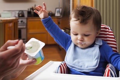 For a child younger than four, a processed yoghurt can contain as much as 25 per cent of the recommended daily sugar intake. Getty