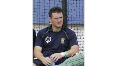 Graeme Smith will be playing his last home one-day series as the South Africa captain. He will resign after the World Cup. Themba Hadebe / AP Photo