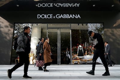 Following the controversy, Italian fashion house's products disappeared from multiple Chinese e-commerce platforms. Reuters