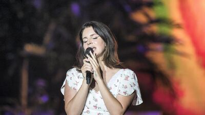 BUDAPEST, HUNGARY - AUGUST 10: Lana Del Rey performs at Sziget Festival 2018 on August 10, 2018 in Budapest, Hungary. (Photo by Joseph Okpako/Getty Images)