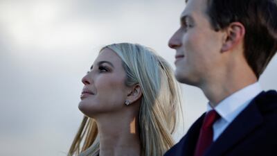 Mr Kushner and his wife, Ivanka Trump. Reuters